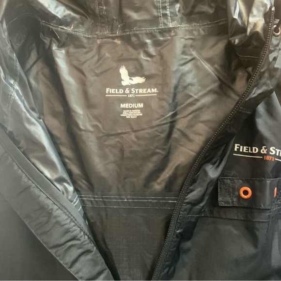 Field and Stream Men’s Nylon Hooded Jacket Size Medium - Picture 8 of 9